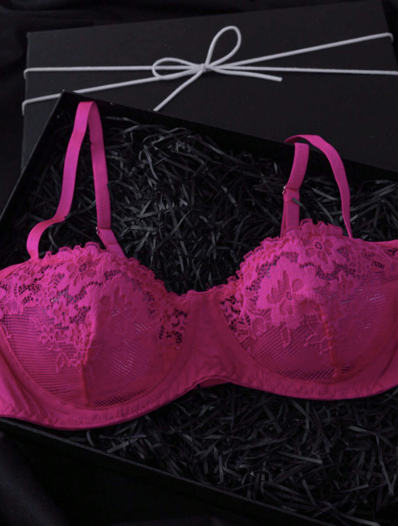 2 pièces Ensemble de sous-vêtements en dentelle de lingerie sexy comprenant soutien-gorge et culotte