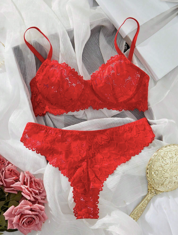 Ensemble de lingerie sexy avec dentelle pour femmes