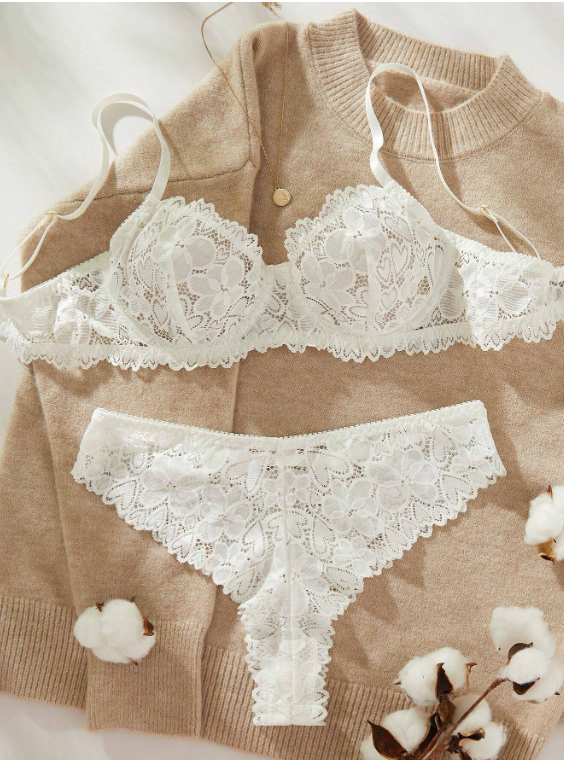 Ensemble de lingerie sexy avec dentelle pour femmes
