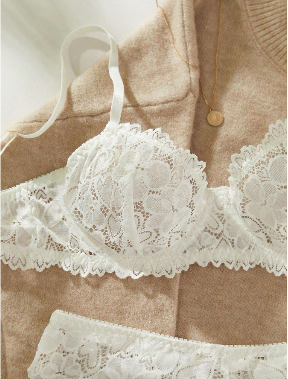 Ensemble de lingerie sexy avec dentelle pour femmes