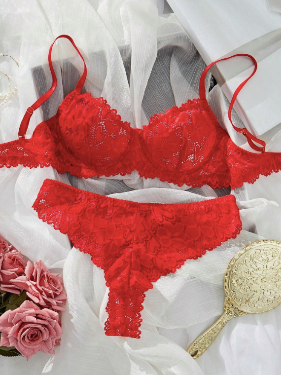 Ensemble de lingerie sexy avec dentelle pour femmes