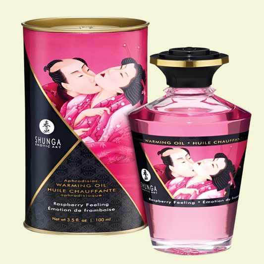 Shunga Huile de massage Chauffante Fraise 100 ml