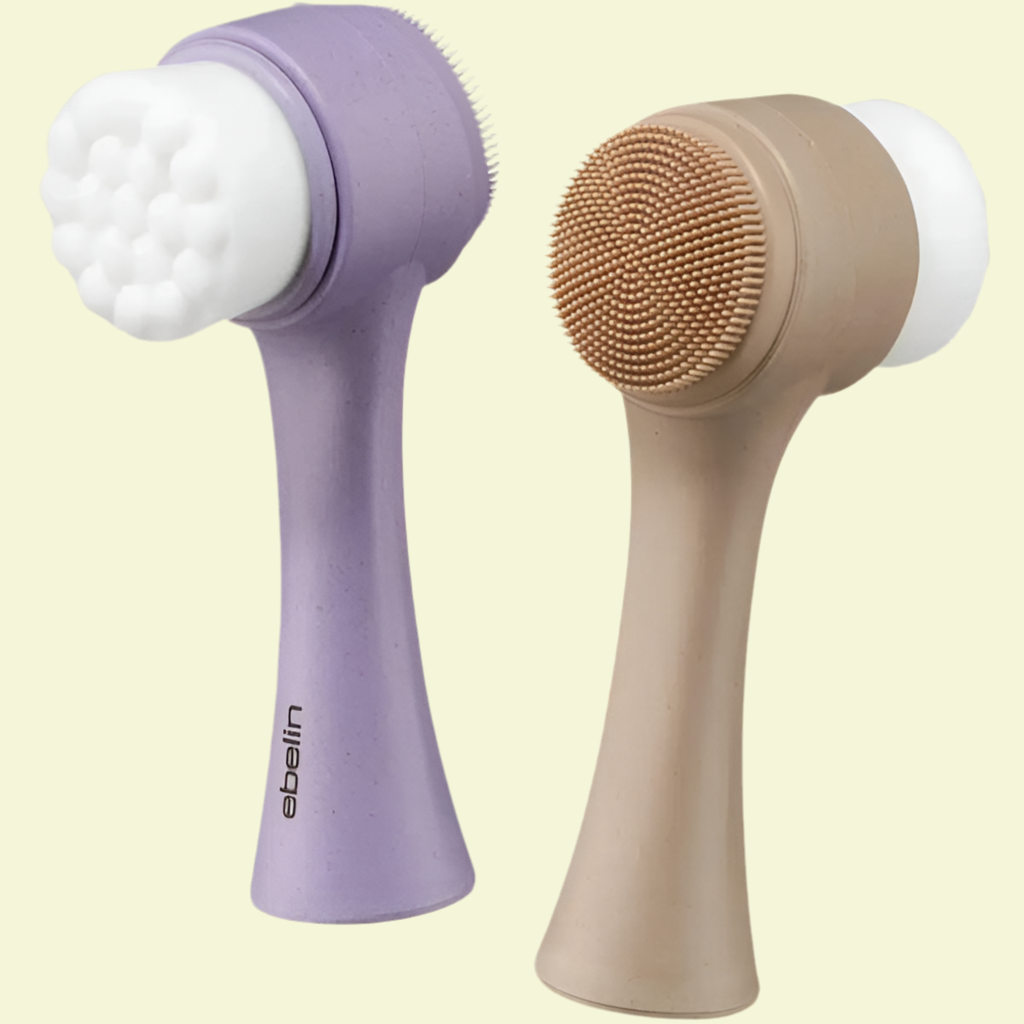 EBELIN Brosse Faciale 2-en-1 - Silicone Premium & Design Sophistiqué