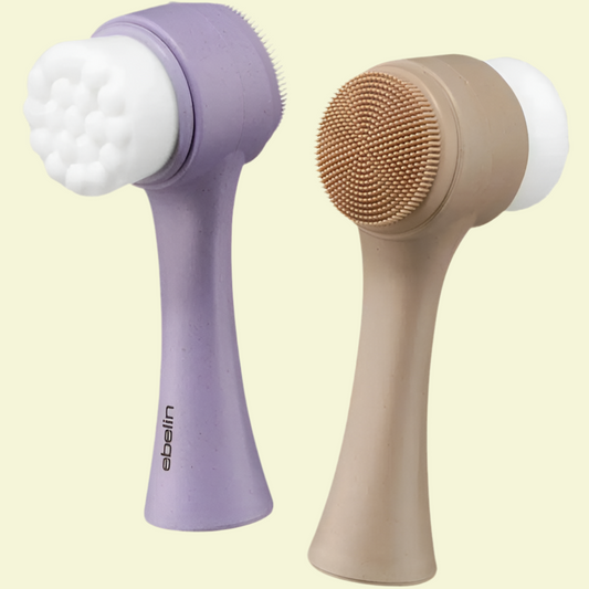 EBELIN Brosse Faciale 2-en-1 - Silicone Premium & Design Sophistiqué