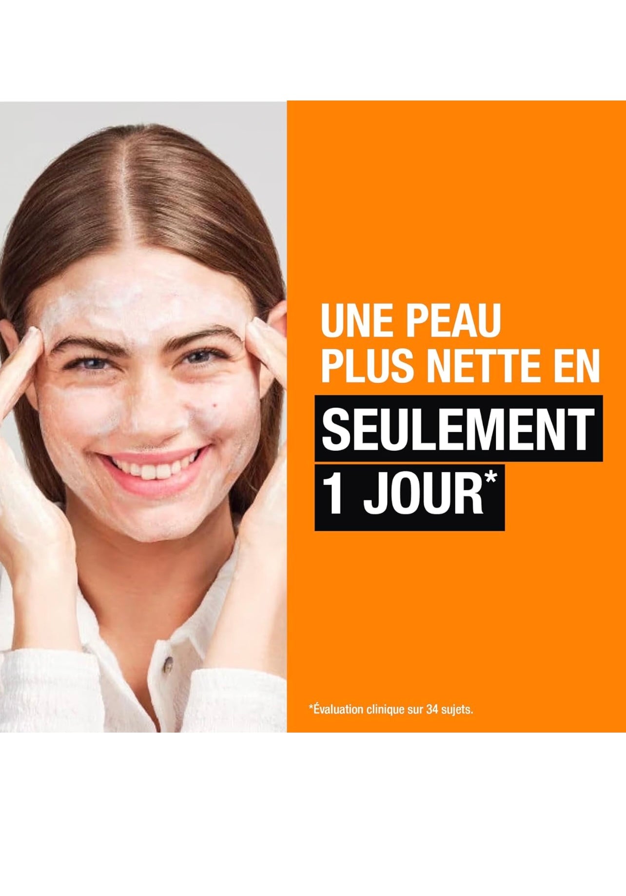 Neutrogena | Gel Nettoyant Anti-Boutons (flacon-pompe de 200 ml) – Nettoyant visage à l'acide salicylique (2%) – Élimine l'excès de sébum et les impuretés pour une peau plus nette en seulement 1 jour*